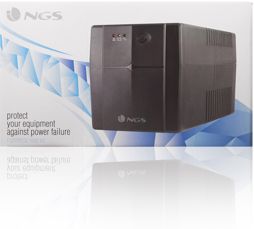 NGS - UPS NGS Off-line Fortress 1500V2 720W 3 Tomadas de Proteção