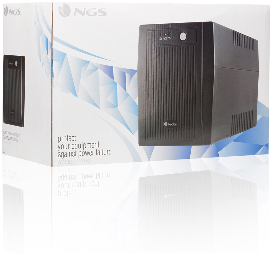NGS - UPS NGS Off-line Fortress 2000V2 900W 4 Tomadas de Proteção