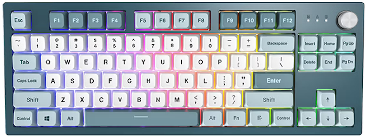 - ** B Grade ** Teclado Montech Freedom TKL ,Hot-swappable, GateronG Pro 2.0 Red Switch, RGB, PBT - Mecânico (PT) Picture of - ** B Grade ** Teclado Montech Freedom TKL ,Hot-swappable, GateronG Pro 2.0 Red Switch, RGB, PBT - Mecânico (PT)