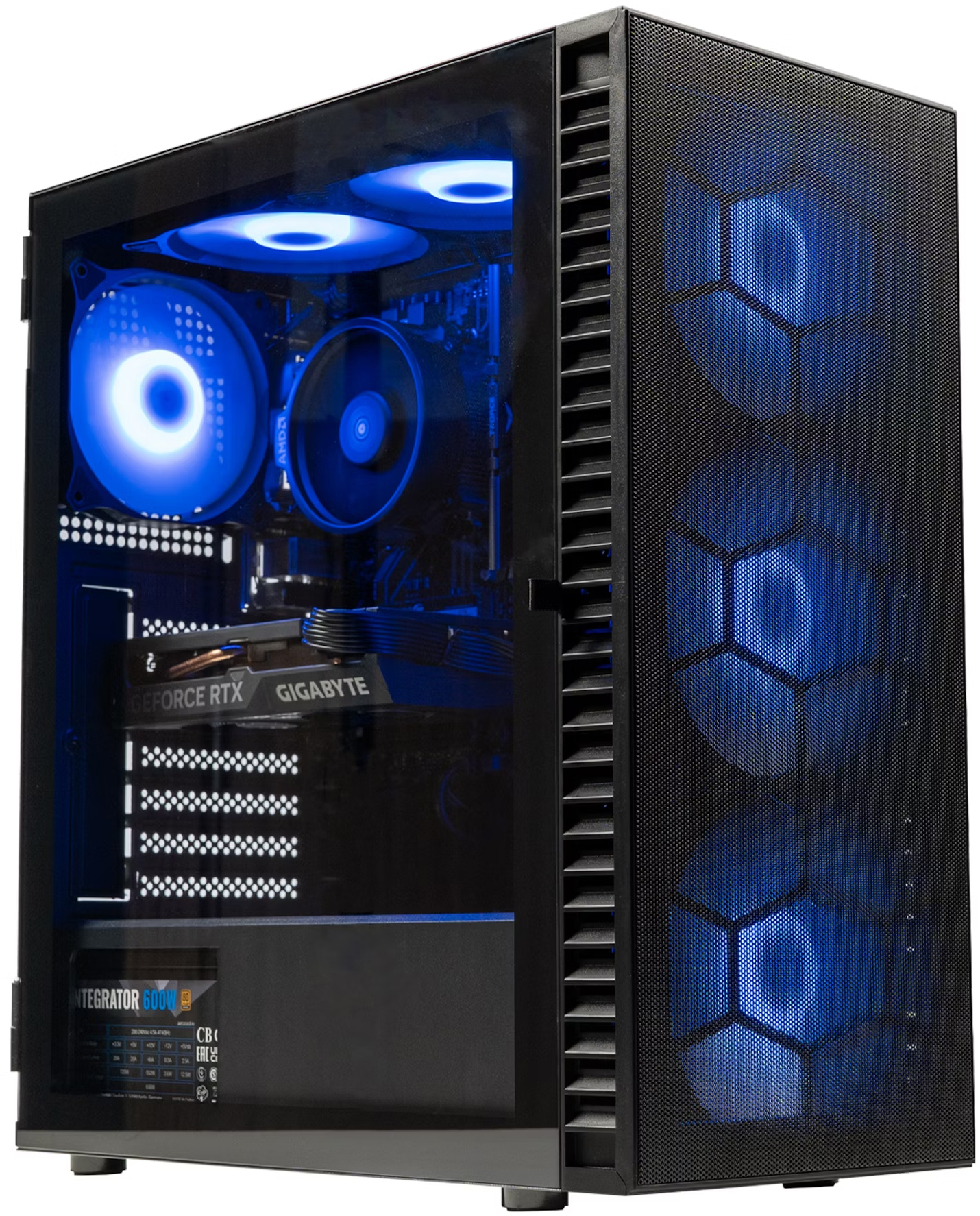 King Mod Systems - Computador King Mod Gamer-PC Mach 1 Ryzen 5 5600 16GB DDR4 1TB RTX 4060 WiFi W11