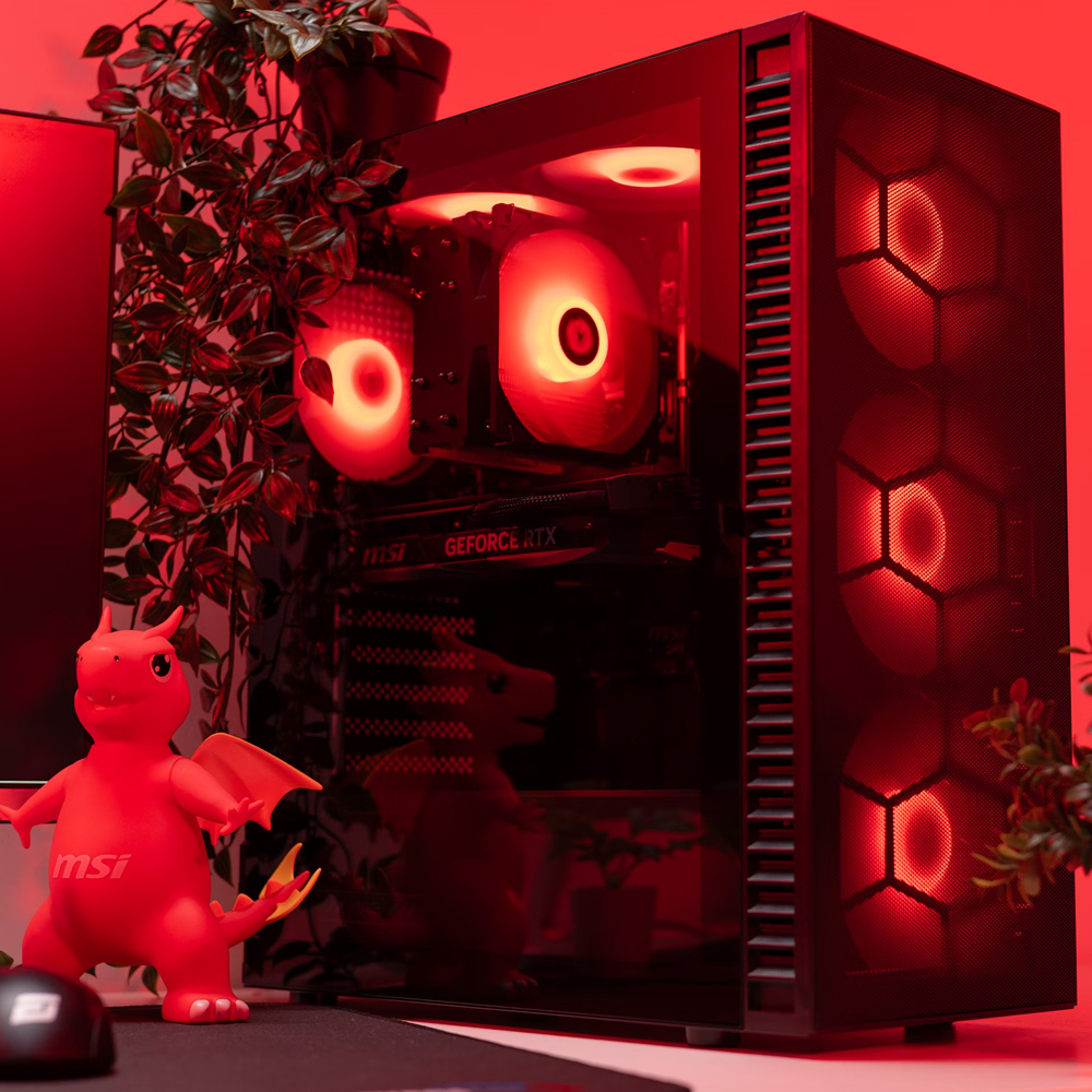 King Mod Systems - Computador King Mod Gamer-PC Powered by MSI - Mach 3.1 Ryzen 7 5700X3D 32GB DDR4 1TB RTX 5070 WiFi W11