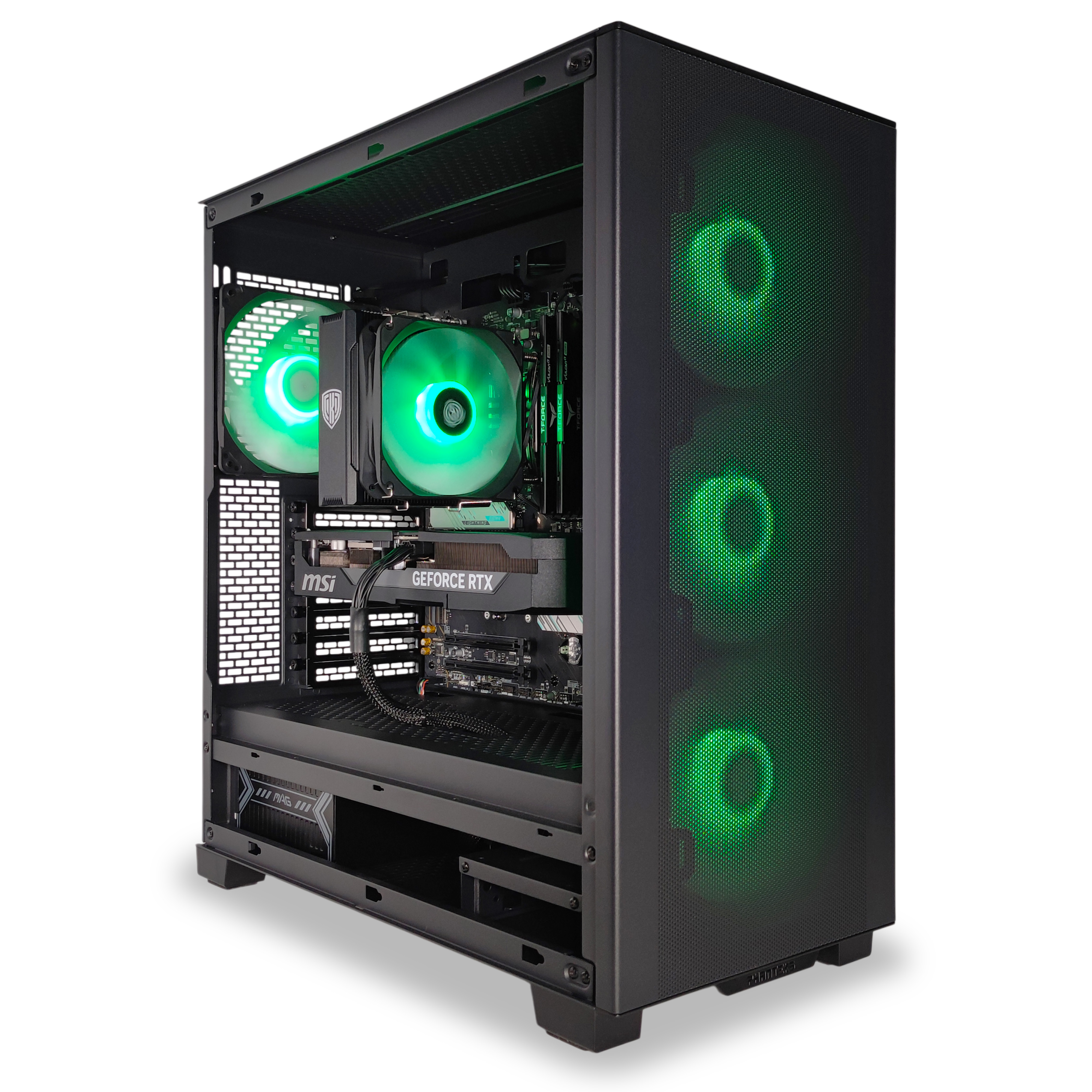 King Mod Systems - Computador King Mod Gamer-PC Mach 5G Ryzen 5 7600X3D 32GB DDR5 2TB RTX 5070 Ti WiFi W11