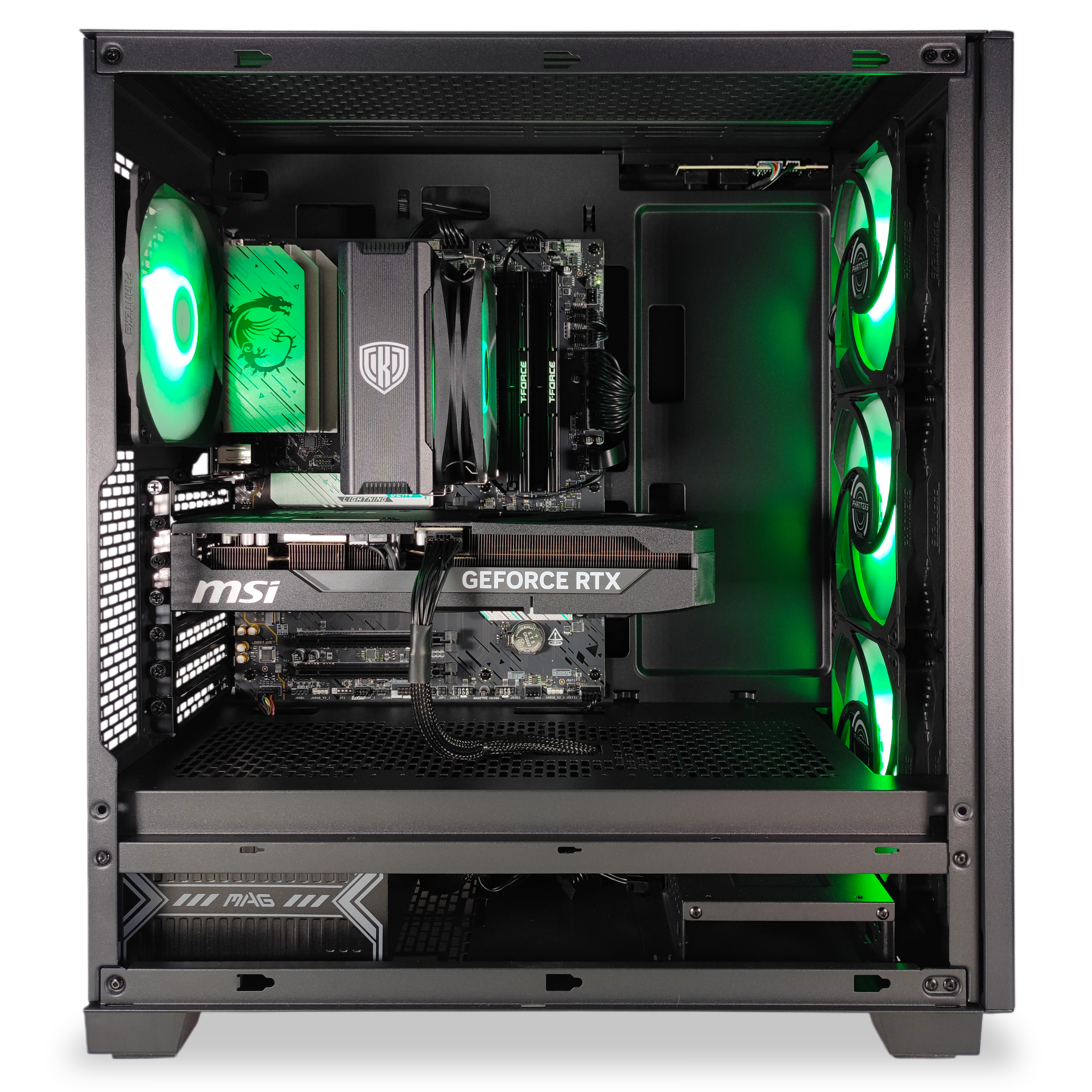 King Mod Systems - Computador King Mod Gamer-PC Mach 5G Ryzen 5 7600X3D 32GB DDR5 2TB RTX 5070 Ti WiFi W11