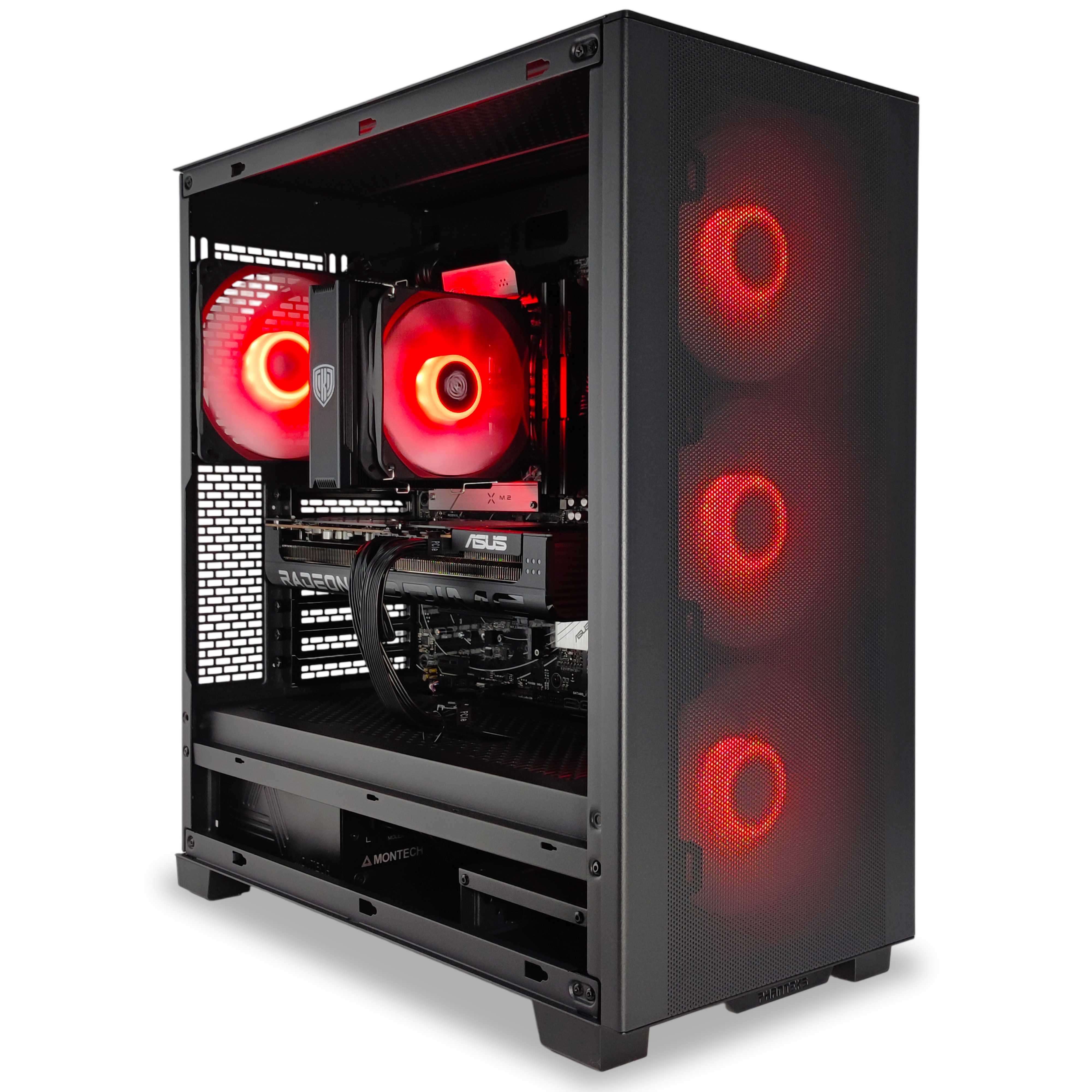 King Mod Systems - Computador King Mod Gamer-PC Mach 5R Ryzen 5 7600X3D 32GB DDR5 2TB RX 9070 XT WiFi W11