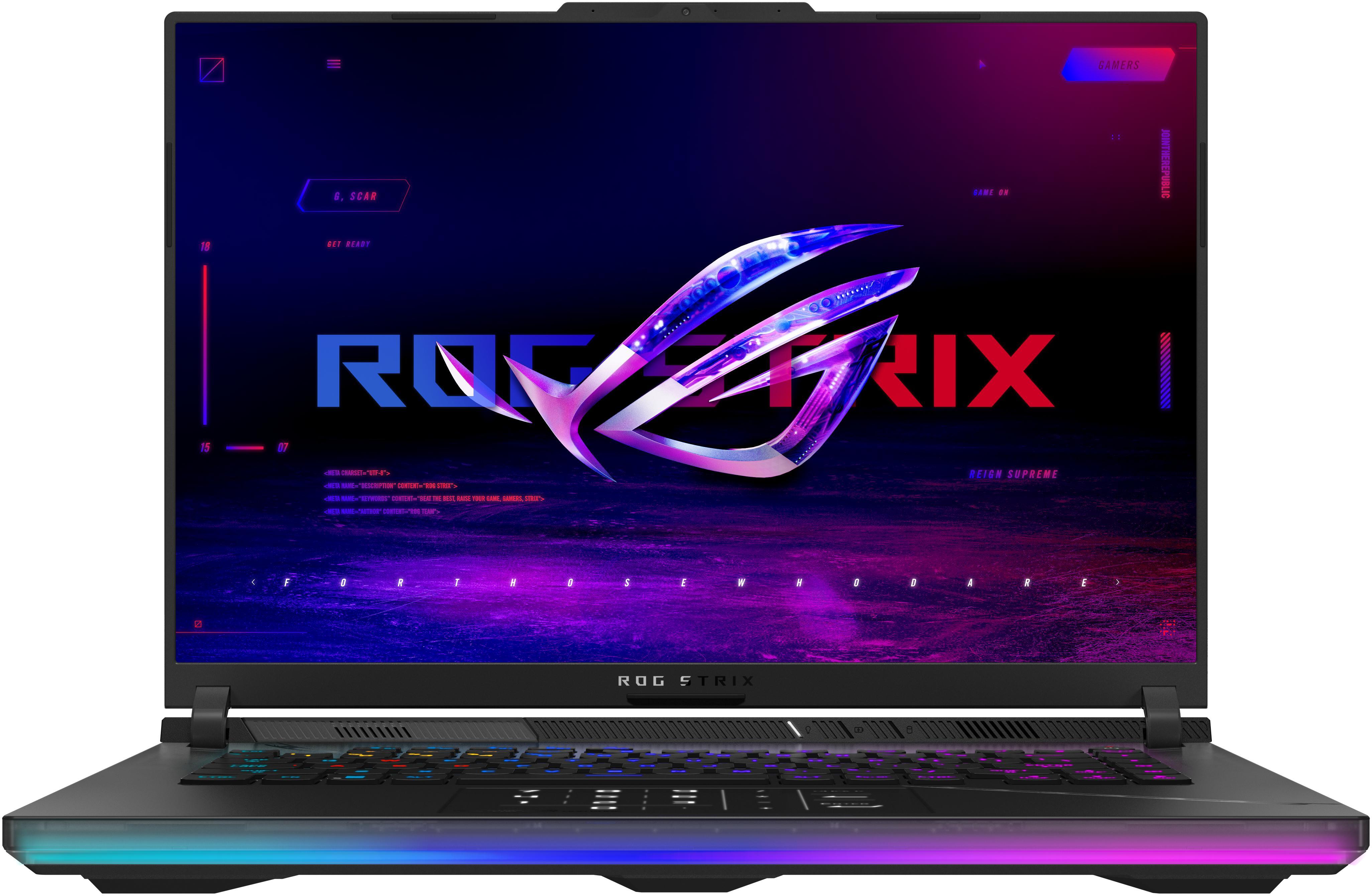 Asus - Portátil ASUS ROG Strix SCAR 16 G634 16" i9 13980HX 32GB DDR5 1TB RTX 4080 QHD+ 240Hz W11