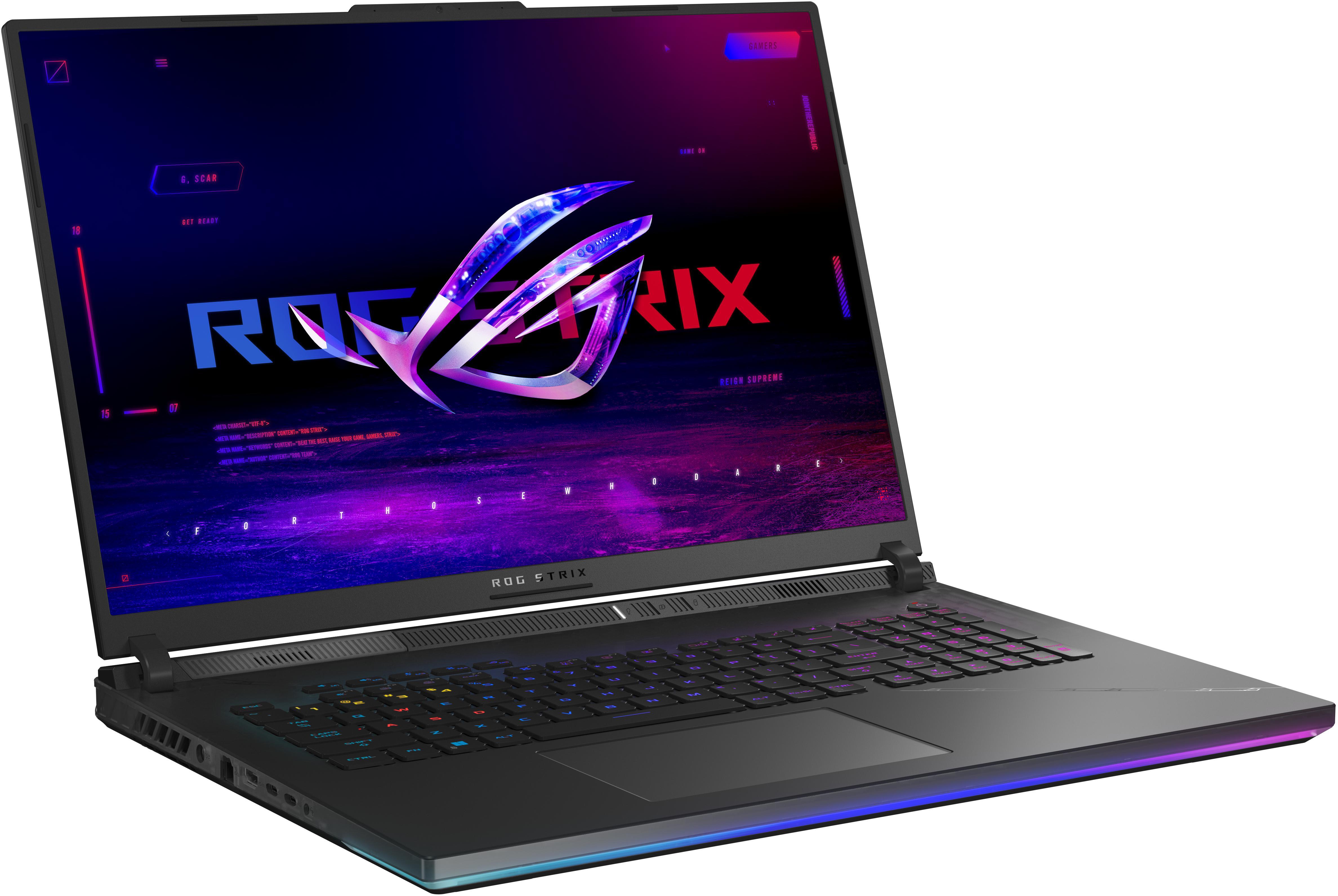 Asus - ** B Grade ** Portátil ASUS ROG Strix SCAR 18 G834 18" i9 13980HX 64GB DDR5 2TB RTX 4090 QHD+ 240Hz W11