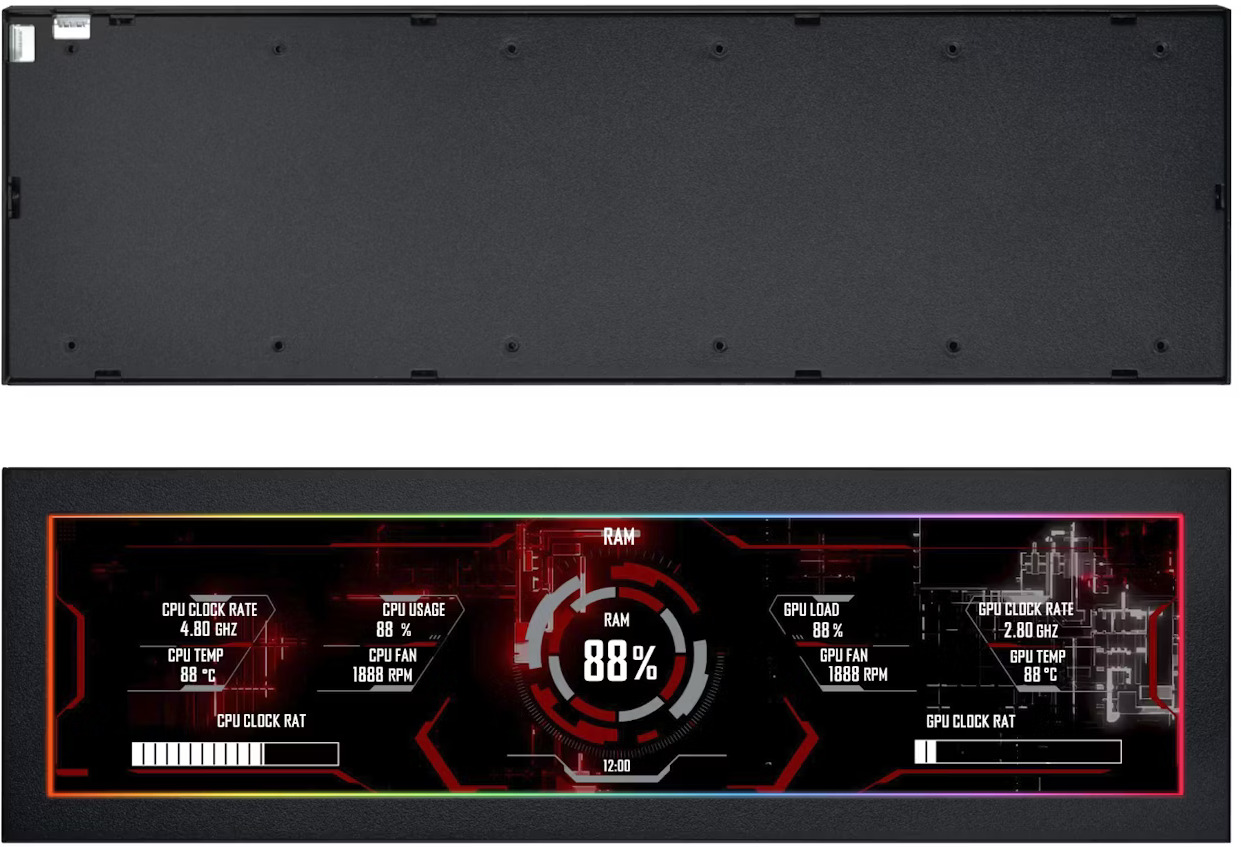 Lian Li - Monitor Portátil Lian Li 8.8" Preto