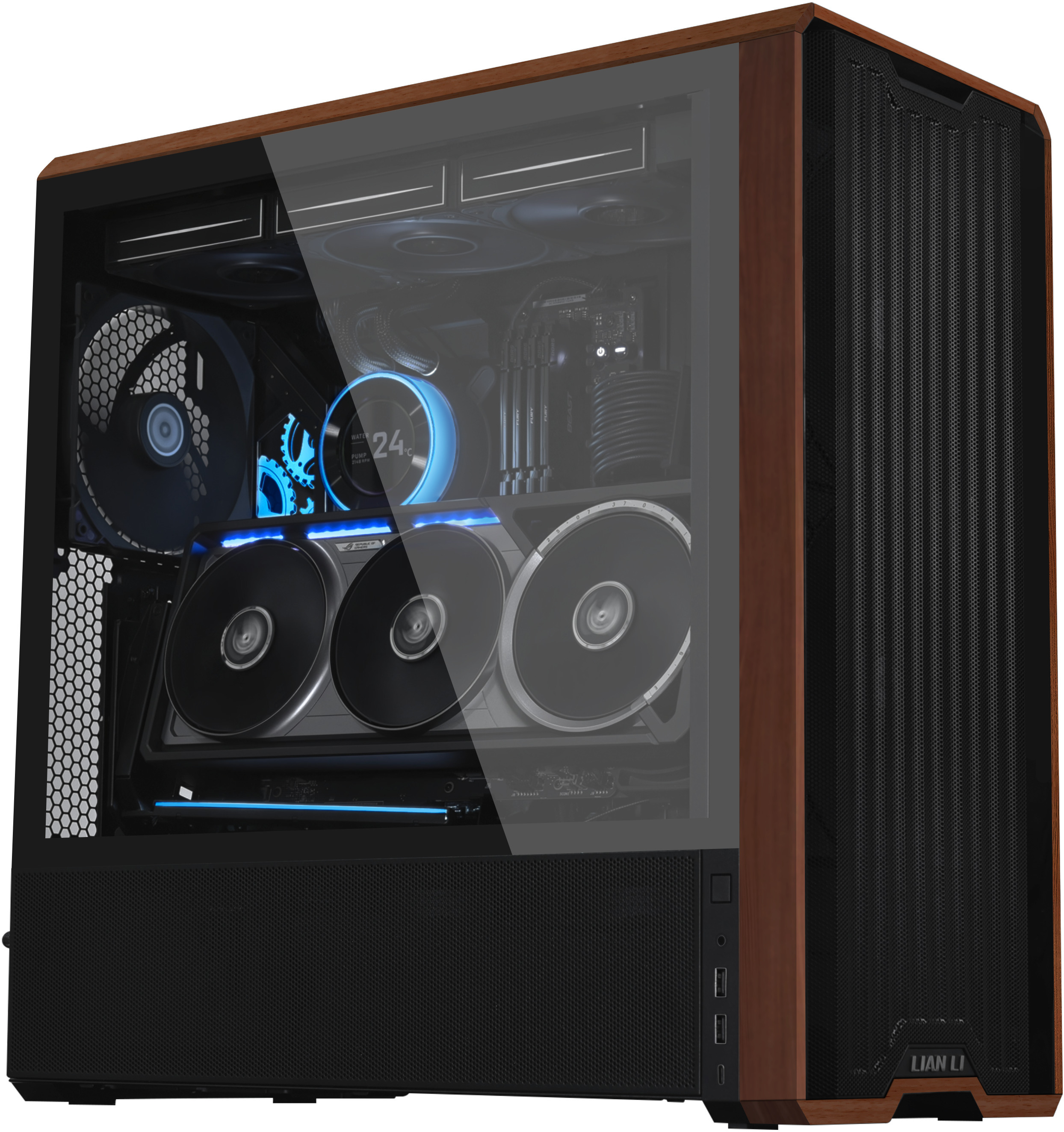 Lian Li - Suporte Vertical GPU Lian Li V3 PCI-e 5.0 Preto