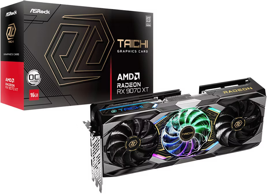 Picture of Picture of ** B Grade ** Gráfica ASRock Radeon RX 9070 XT Taichi OC 16GB GDDR6