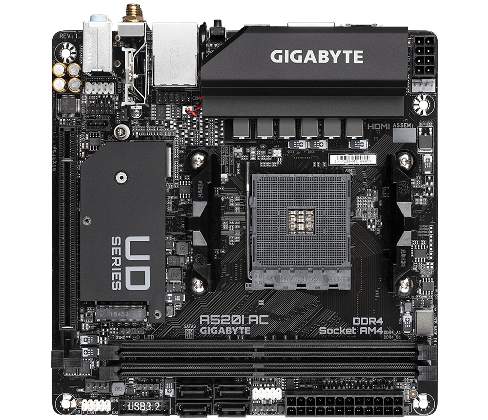 Gigabyte - Motherboard Gigabyte A520I AC