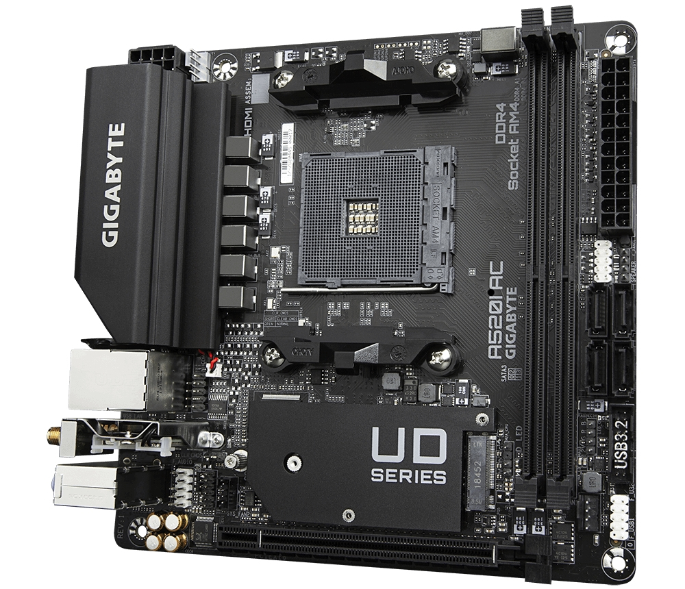Gigabyte - Motherboard Gigabyte A520I AC