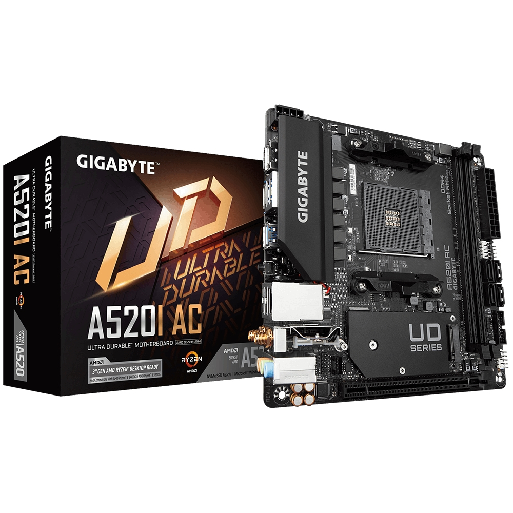 Gigabyte - Motherboard Gigabyte A520I AC
