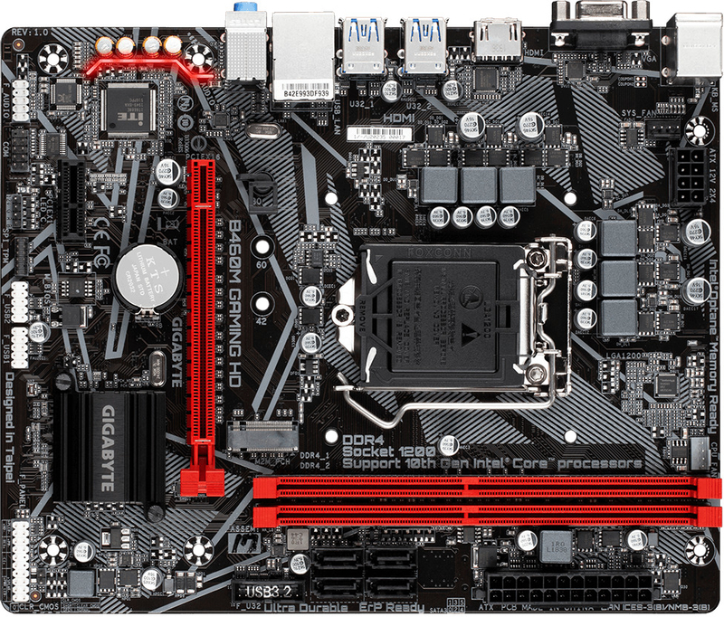 Gigabyte - Motherboard Gigabyte B460M Gaming HD