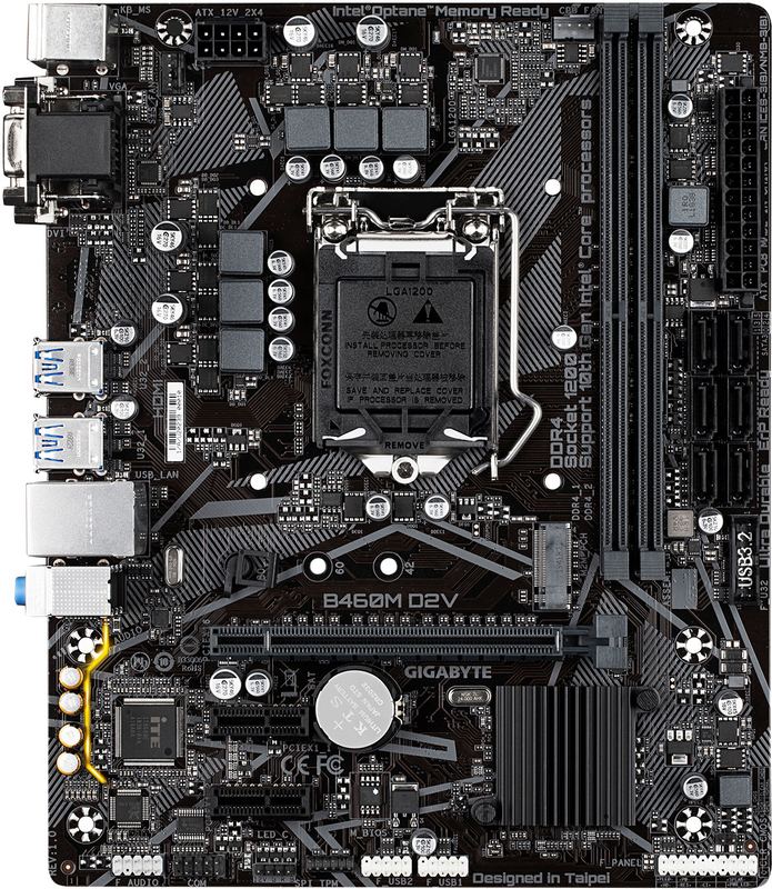Gigabyte - Motherboard Gigabyte B460M D2V