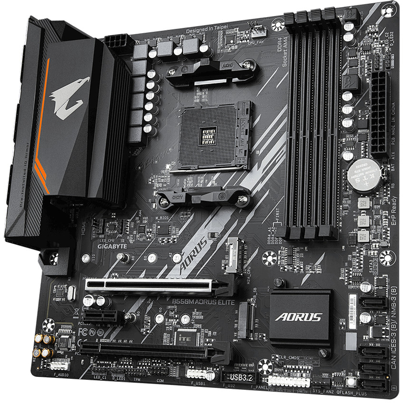 Gigabyte - ** B Grade ** Motherboard Gigabyte B550M Aorus Elite