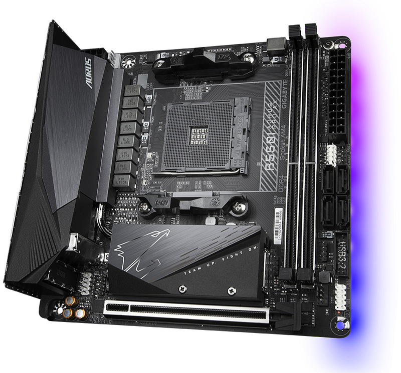 Gigabyte - ** B Grade ** Motherboard Gigabyte B550I Aorus Pro AX