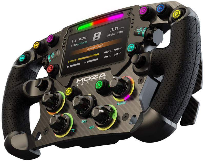 Moza Racing - Bundle MOZA FSR Volante + Universal Hub + Adaptador Montagem de Roda