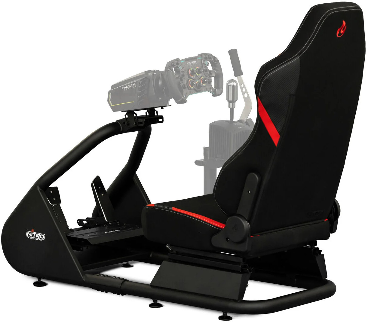  - Bundle Nitro Concepts Cockpit E-Racer / MOZA Base R12 / Volante KS GT