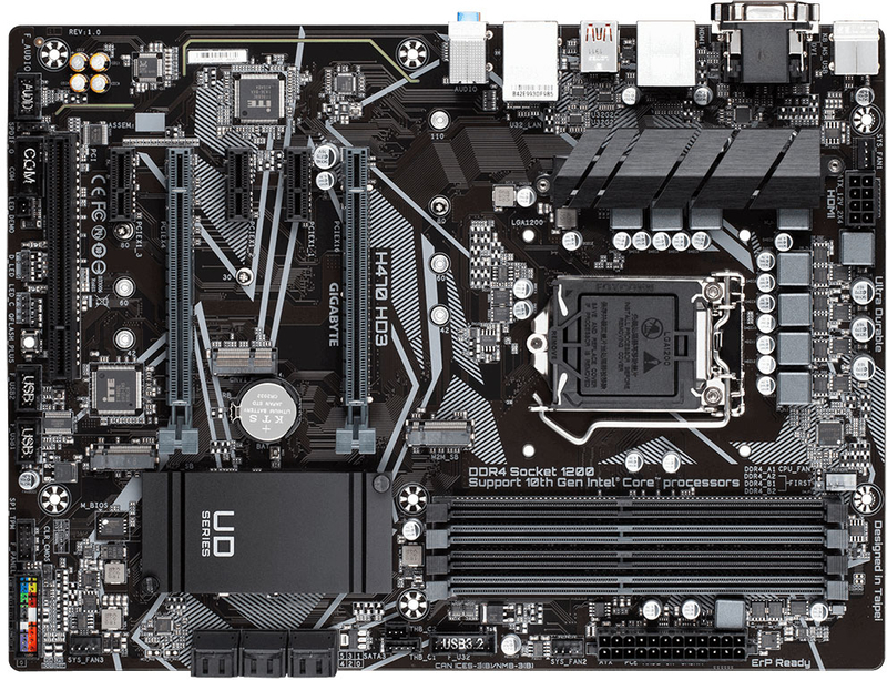 Gigabyte - Motherboard Gigabyte H470 HD3