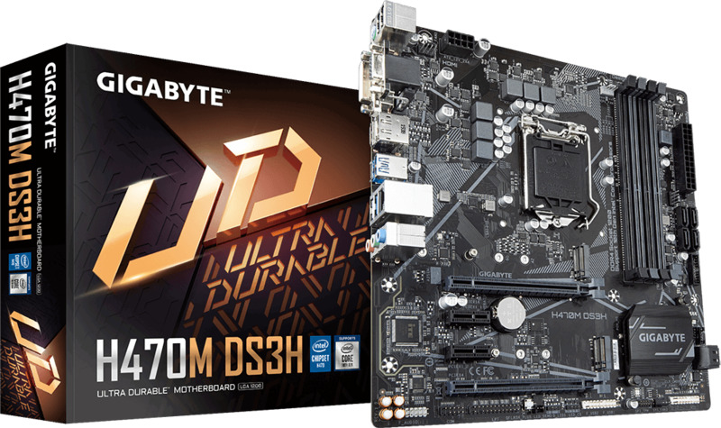 Gigabyte - Motherboard Gigabyte H470M DS3H