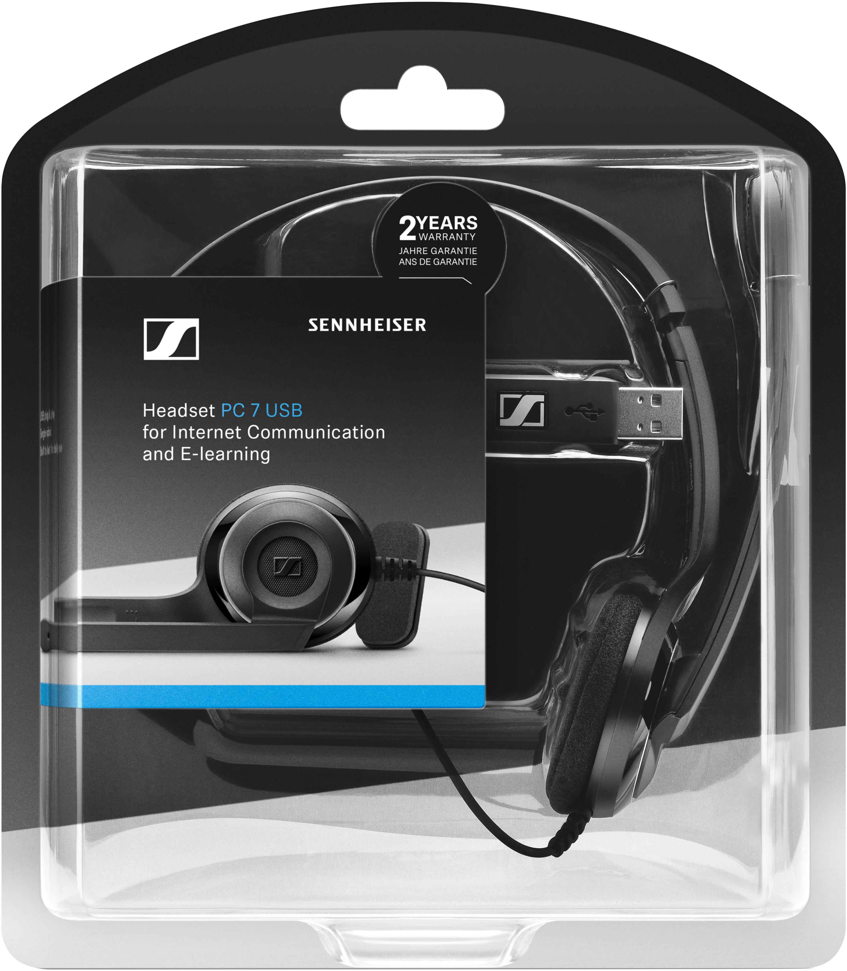 EPOS - Headset Call Center EPOS Sennheiser PC 7 USB Mono Preto