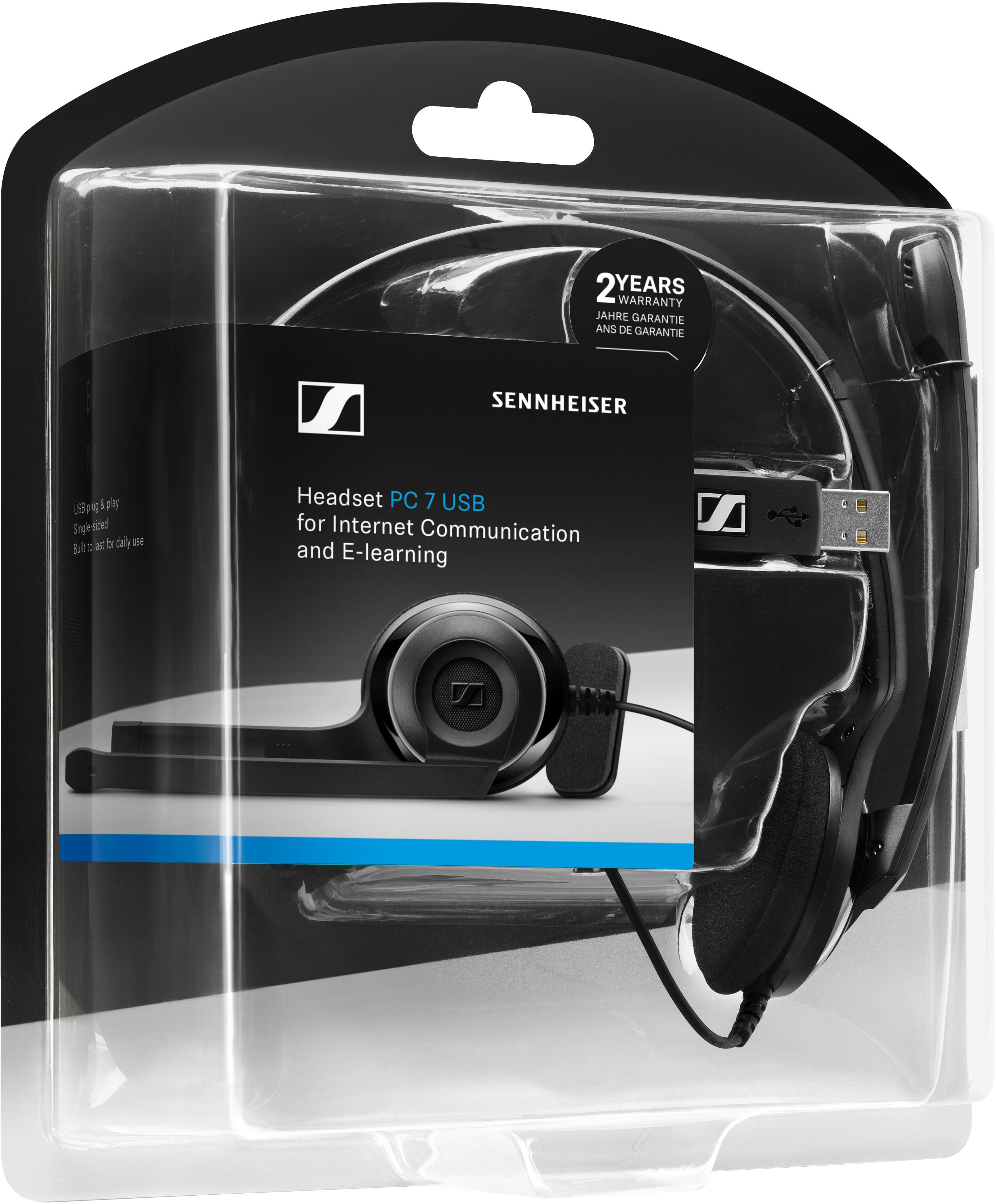 EPOS - Headset Call Center EPOS Sennheiser PC 7 USB Mono Preto