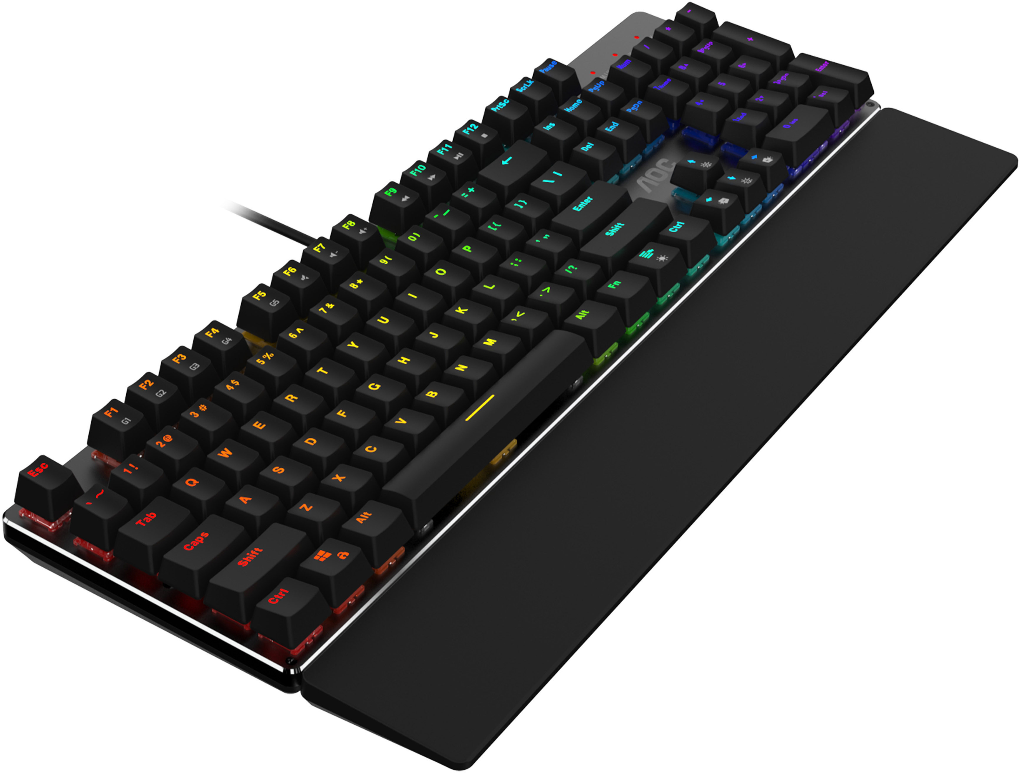 AOC - ** B Grade ** Teclado AOC GK500 RGB Mecânico (PT) Switch Red