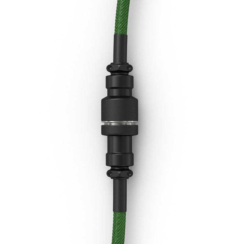 CableMod Classic Coiled Keyboard Cable (Midnight Black, USB A to USB Type  C, 150cm)