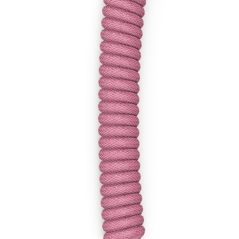 Glorious - Cabo Coiled Glorious USB-C para USB-A , 1,37m - Prism Pink