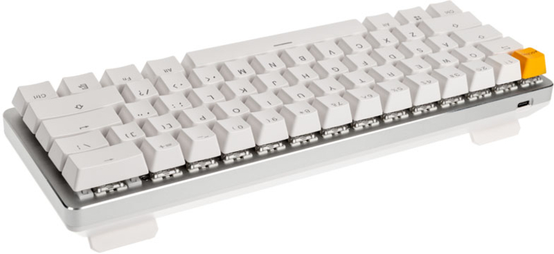 Glorious PC GR - Teclado Glorious PC Gaming Race GMMK Compact White Ice Edition - Gateron-Brown (US)