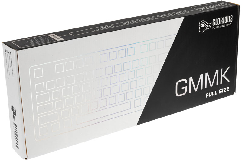 Glorious - ** B Grade ** Teclado Mecânico Glorious GMMK Full Size White Ice Edition