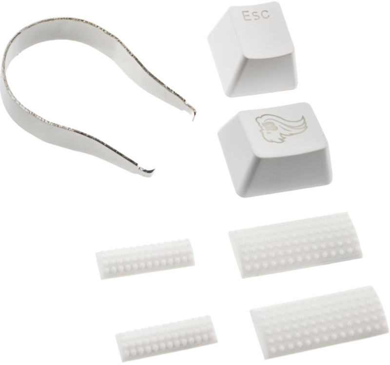 Glorious - ** B Grade ** Teclado Glorious GMMK TKL White Ice Edition - Gateron-Brown (US)