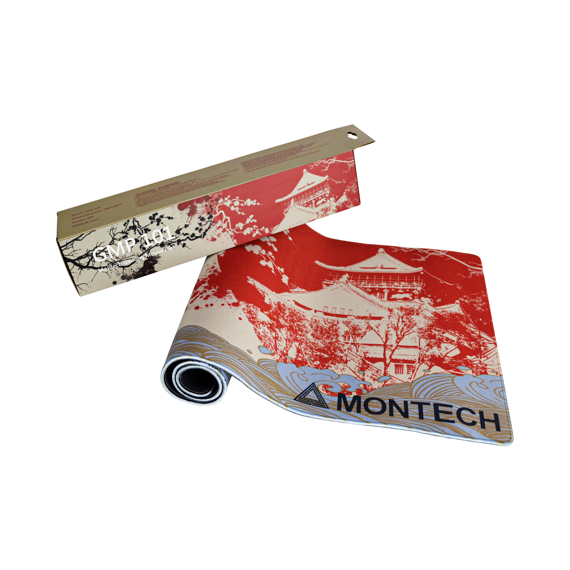 Montech - Tapete Montech GMP 101 900x400 Vermelho