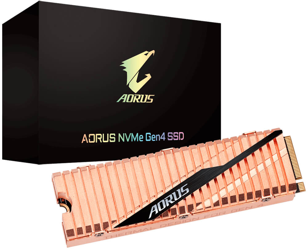 Gigabyte - SSD Gigabyte Aorus 2TB Gen4 M.2 NVMe (5000/4400MB/s)