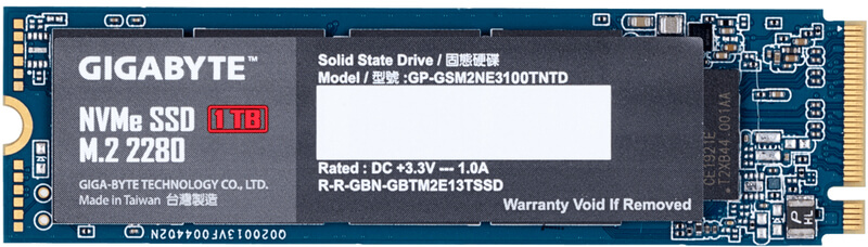 Gigabyte - Disco SSD Gigabyte 1TB M.2 NVMe