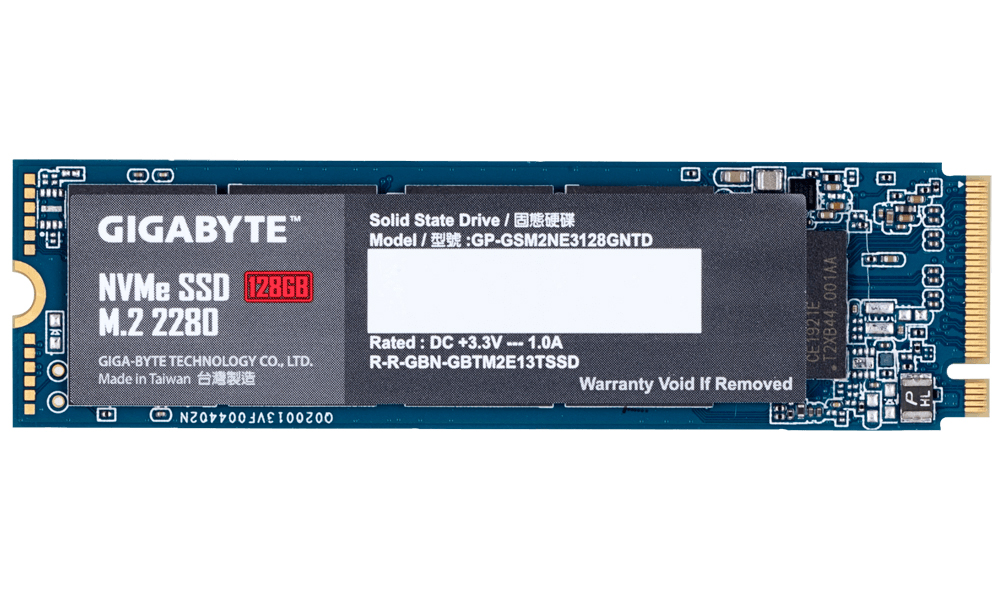 Gigabyte - Disco SSD Gigabyte 128GB M.2 NVMe