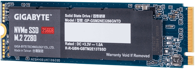 Gigabyte - Disco SSD Gigabyte 256GB M.2 NVMe