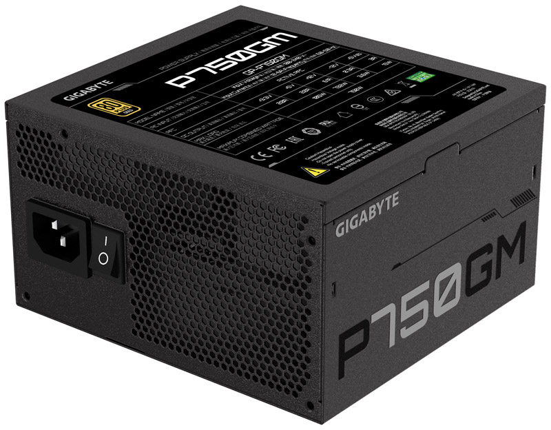 Gigabyte - Fonte Gigabyte GP-P750GM 750W 80+ Gold Modular
