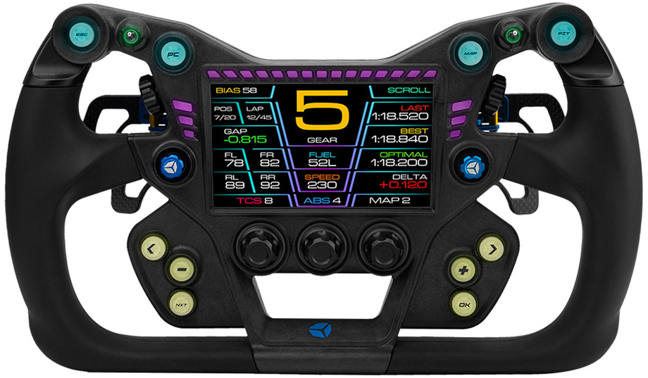 Volante Cube Controls GTX2 Grip (30cm) - Preto / Preto