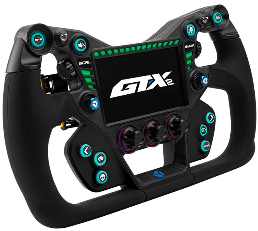 Cube Controls - Volante Cube Controls GTX2 Grip (30cm) - Preto / Preto