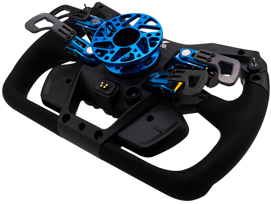 Cube Controls - Volante Cube Controls GTX2 Grip (30cm) - Preto / Azul