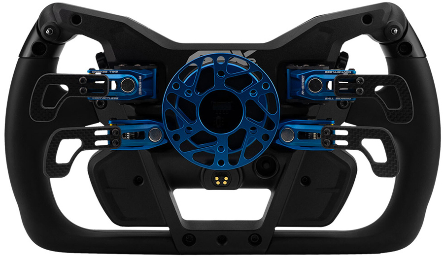 Cube Controls - Volante Cube Controls GTX2 Grip (30cm) - Preto / Azul