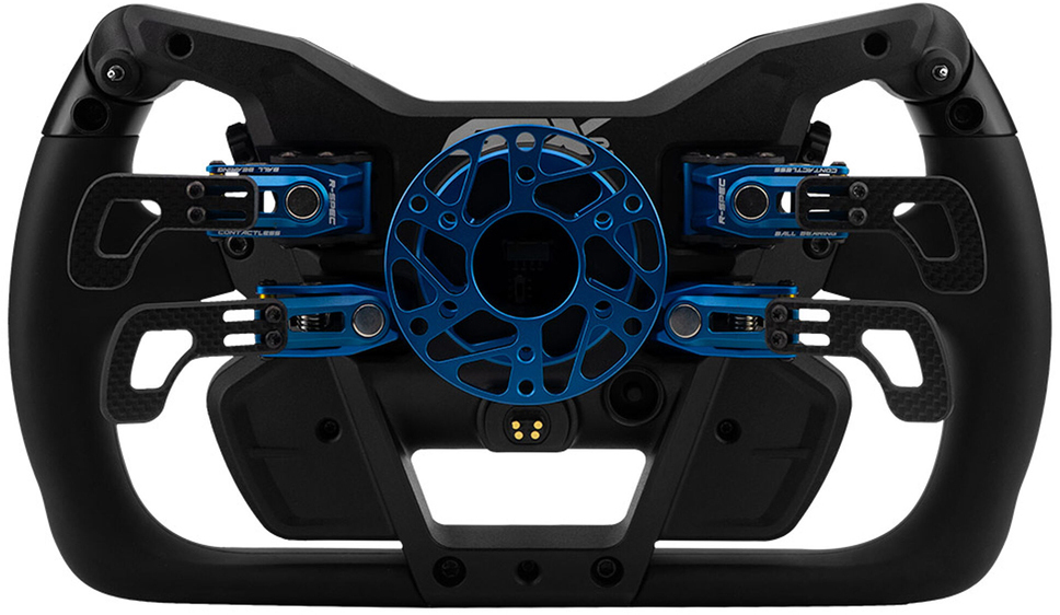 Cube Controls - Volante Cube Controls GTX2 Grip (32cm) - Preto / Azul