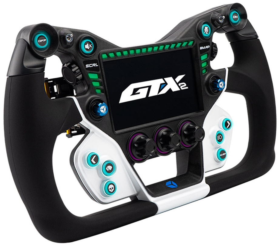 Cube Controls - Volante Cube Controls GTX2 Grip (32cm) - Branco / Preto