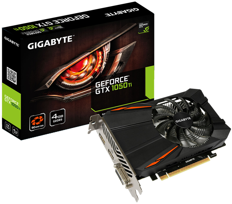 Gráfica Gigabyte GeForce® GTX 1050 TI D5 4GB GD5