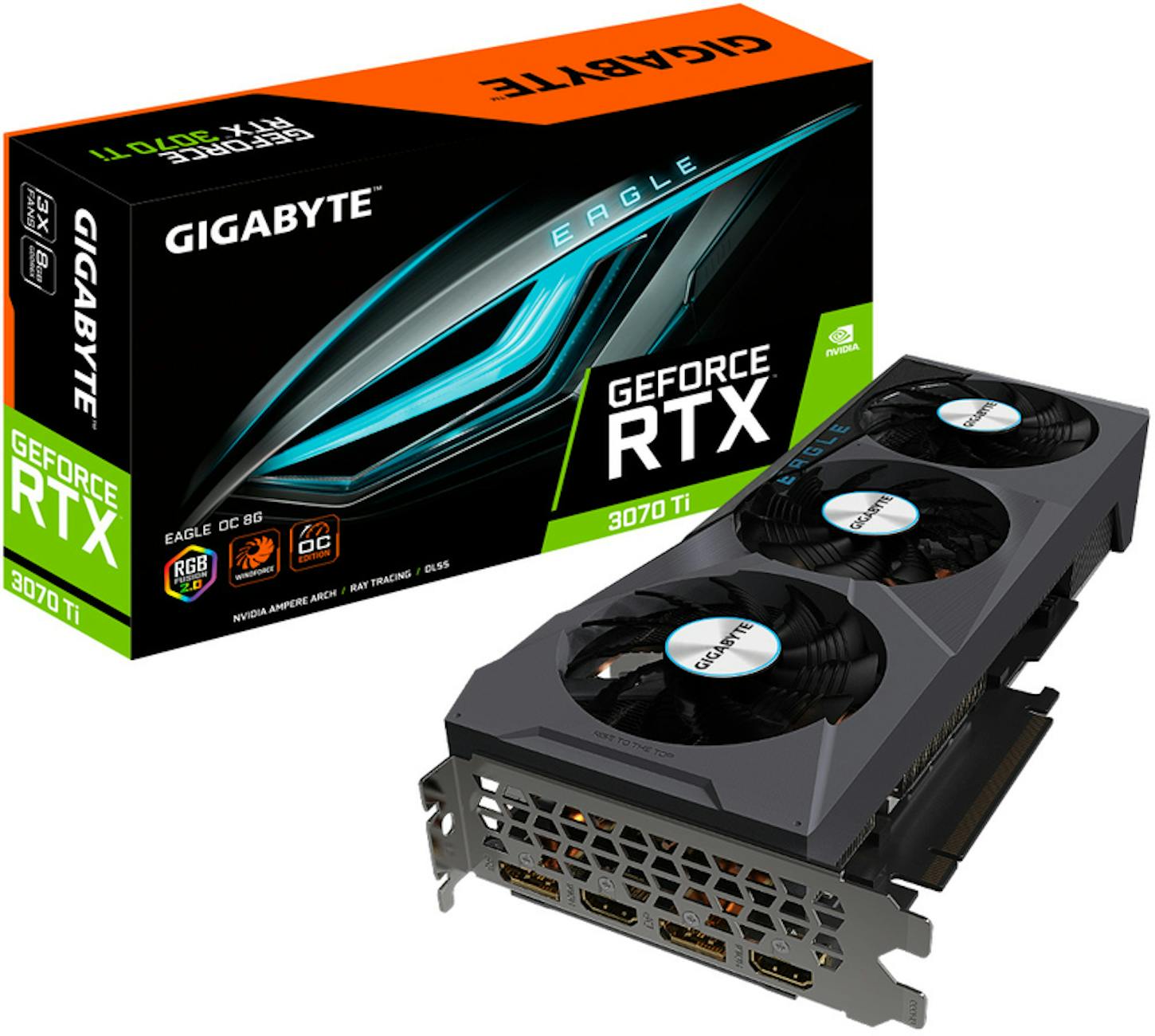 Gráfica Gigabyte GeForce® RTX 3070 Ti Eagle OC 8GB GD6 | Globaldata