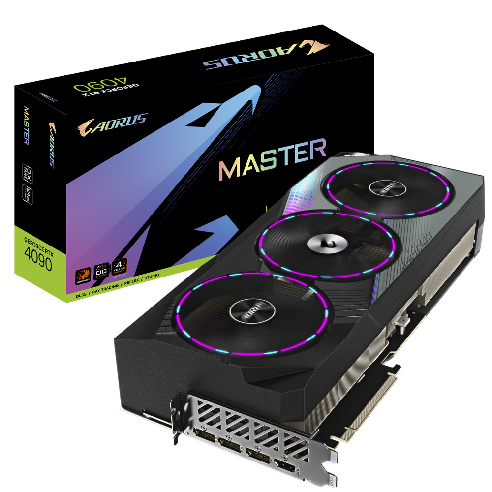 Gráfica Gigabyte GeForce® RTX 4090 Aorus Master 24GB GDDR6X DLSS3