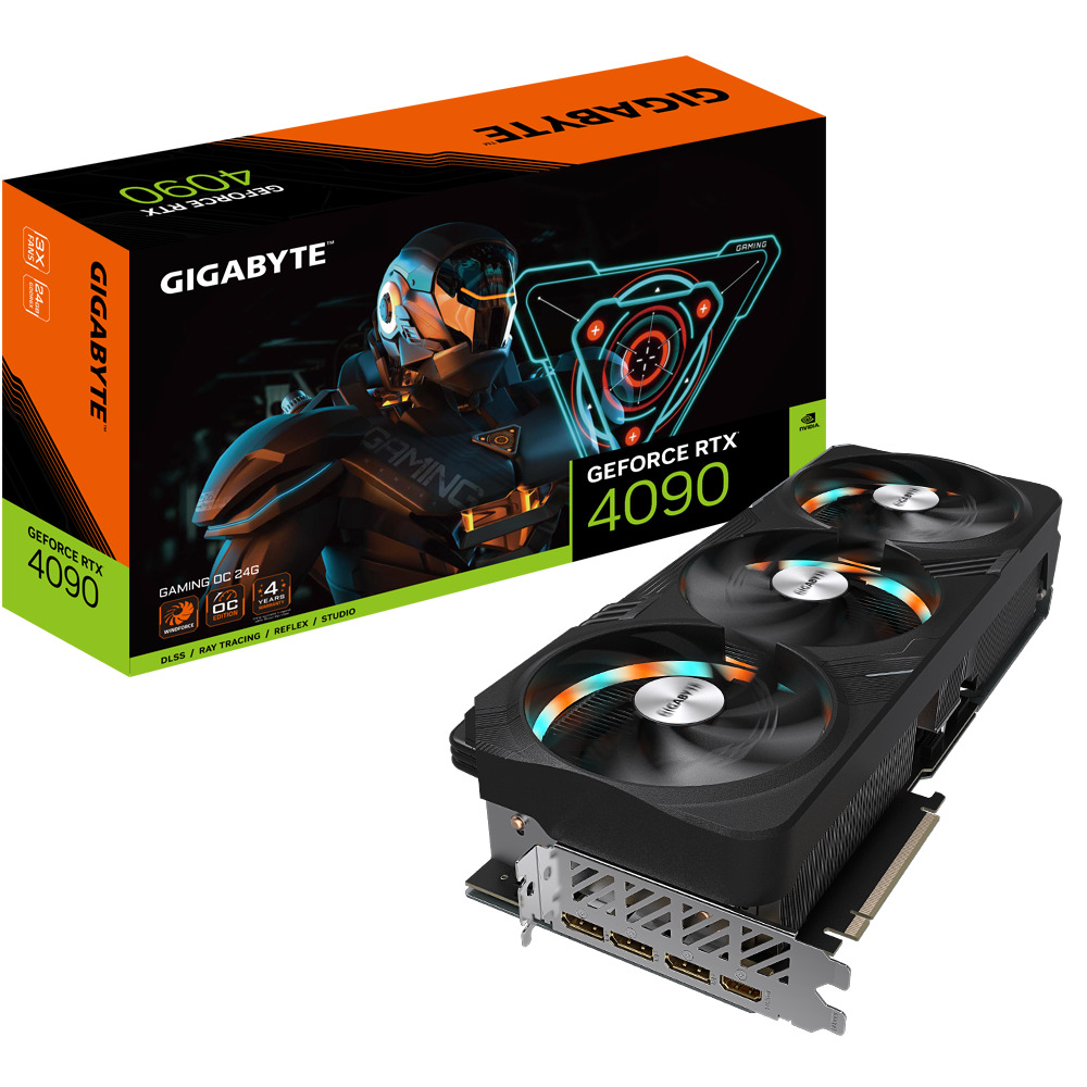 Gráfica Gigabyte GeForce® RTX 4090 Gaming OC 24GB GDDR6X DLSS3