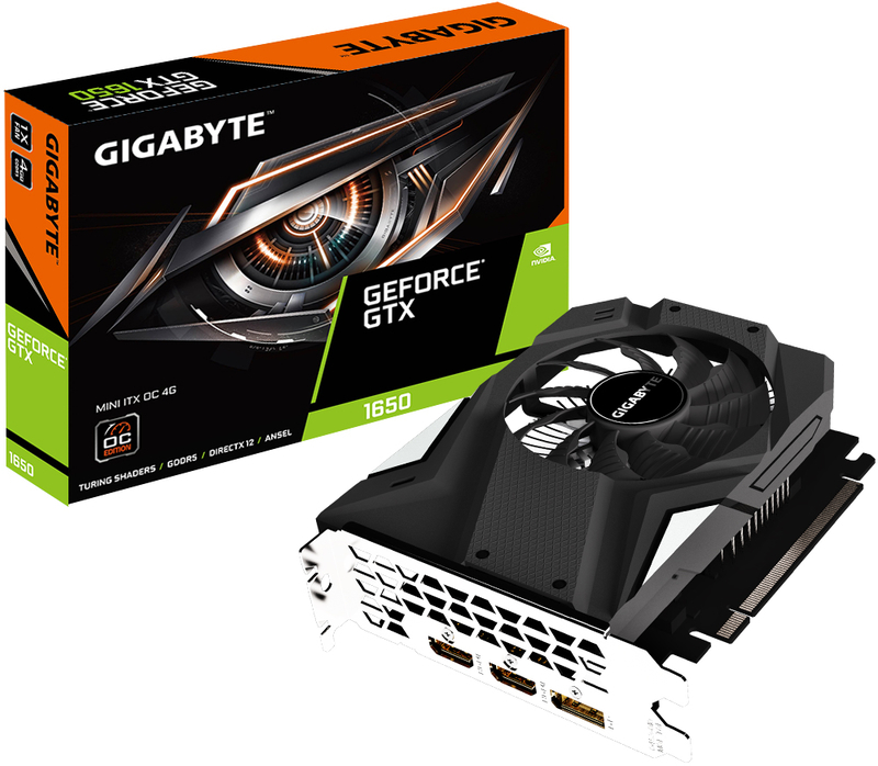 Gráfica Gigabyte GeForce® GTX 1650 Mini ITX OC 4G