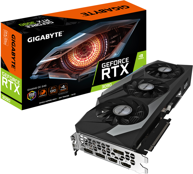 Gráfica Gigabyte GeForce® RTX 3090 Gaming OC 24GB GD6X